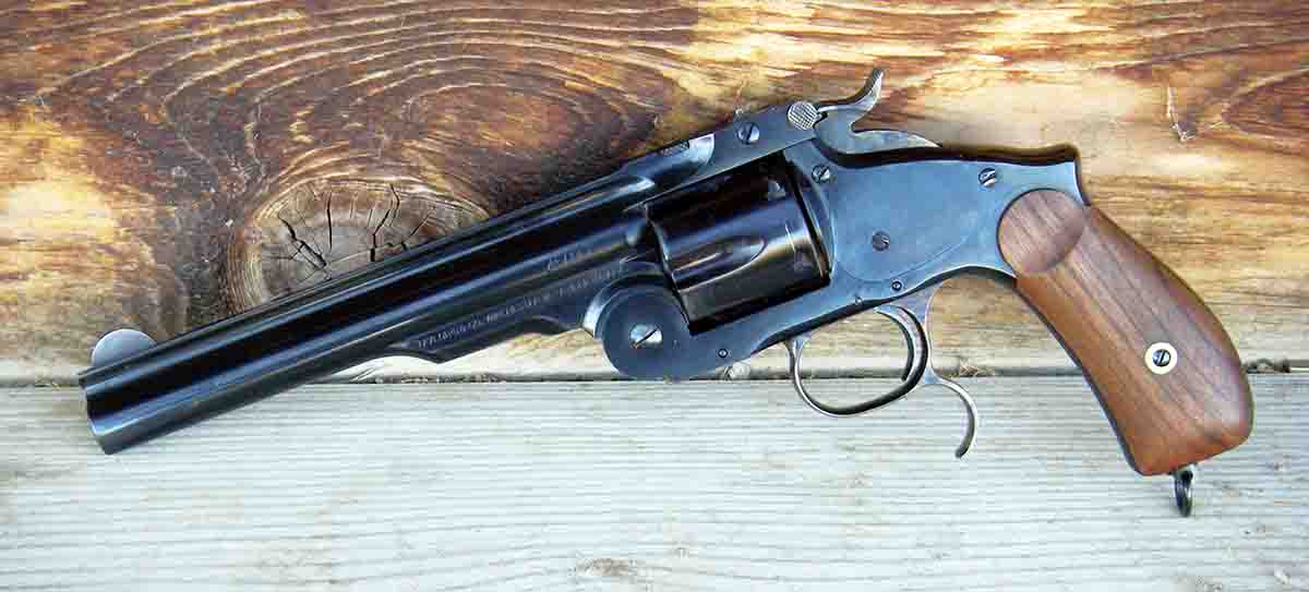 The Uberti Model 3 Russian Third Model is a quality reproduction that can be used with modern smokeless ammunition.